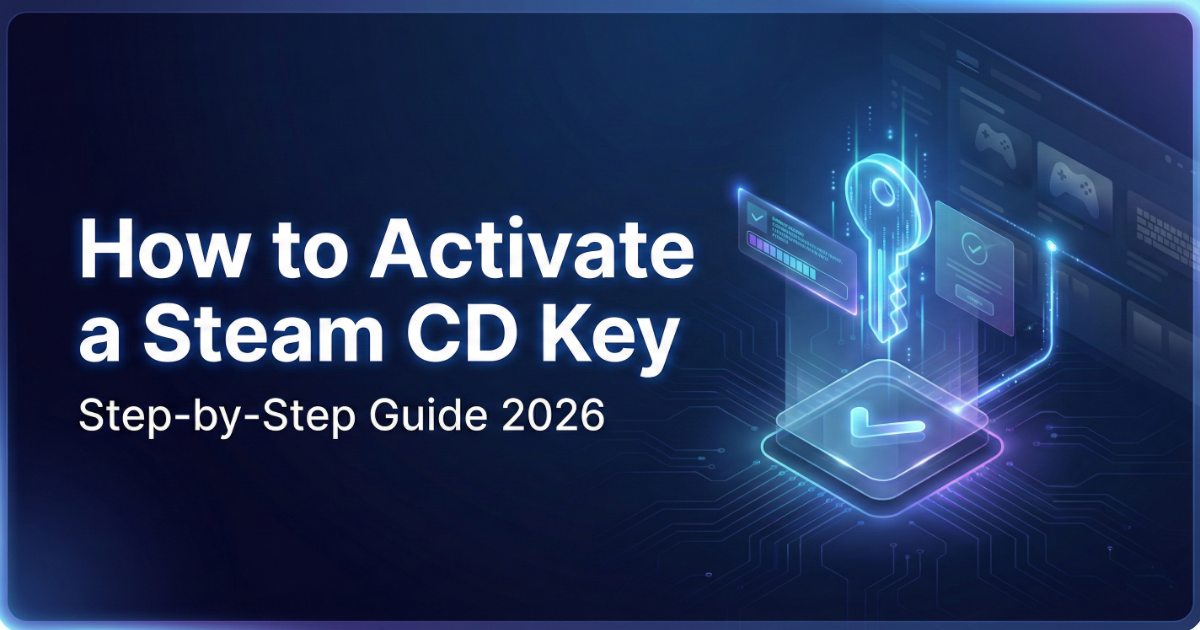 How to Activate a Steam CD Key (Step-by-Step Guide 2026)