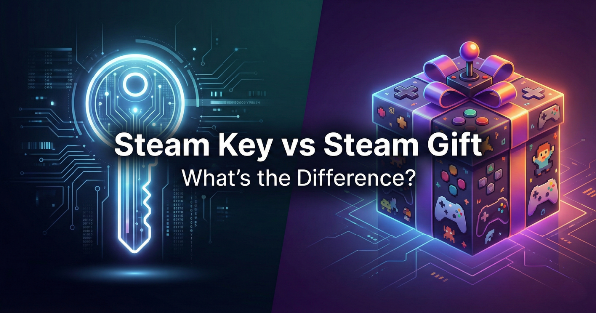 Steam Key vs Steam Gift – What’s the Difference?
