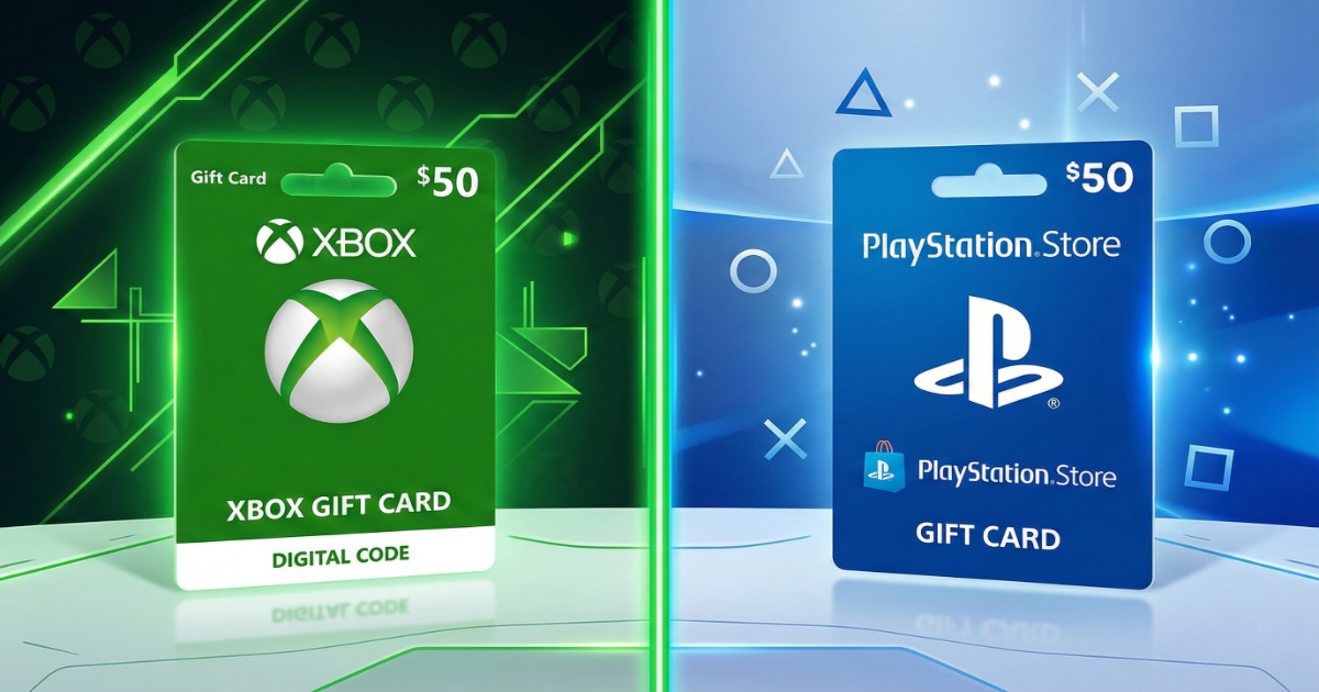 Xbox Gift Card vs PlayStation Gift Card – Which One Should You Buy in 2026?
